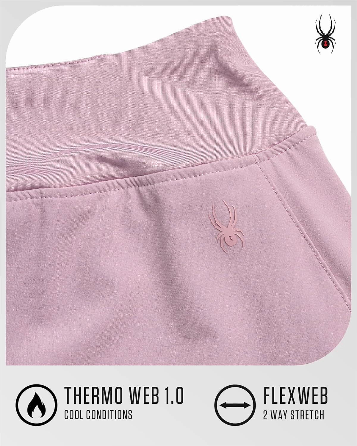 Spyder Womens Athletic Skort - Stretchy Skirt with Shorts Underneath - Womens Tennis Skirt for Sports Running Workout (S-XL)