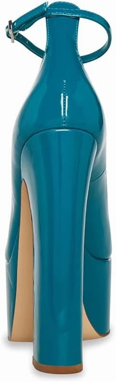 Steve Madden Women's Skyrise Teal Patent