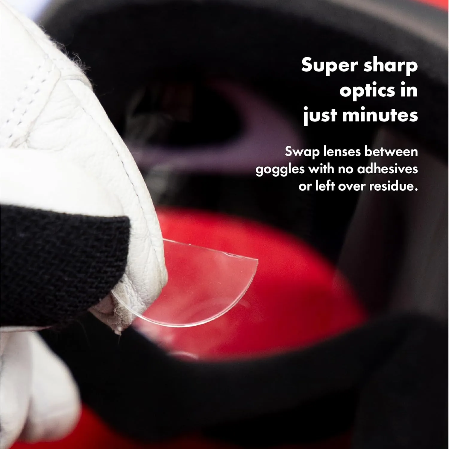 STICKTITE LENS Medium 32 mm - Stick-on bifocal lenses - Instantly convert sunglasses into magnified, bifocal sunglasses.
