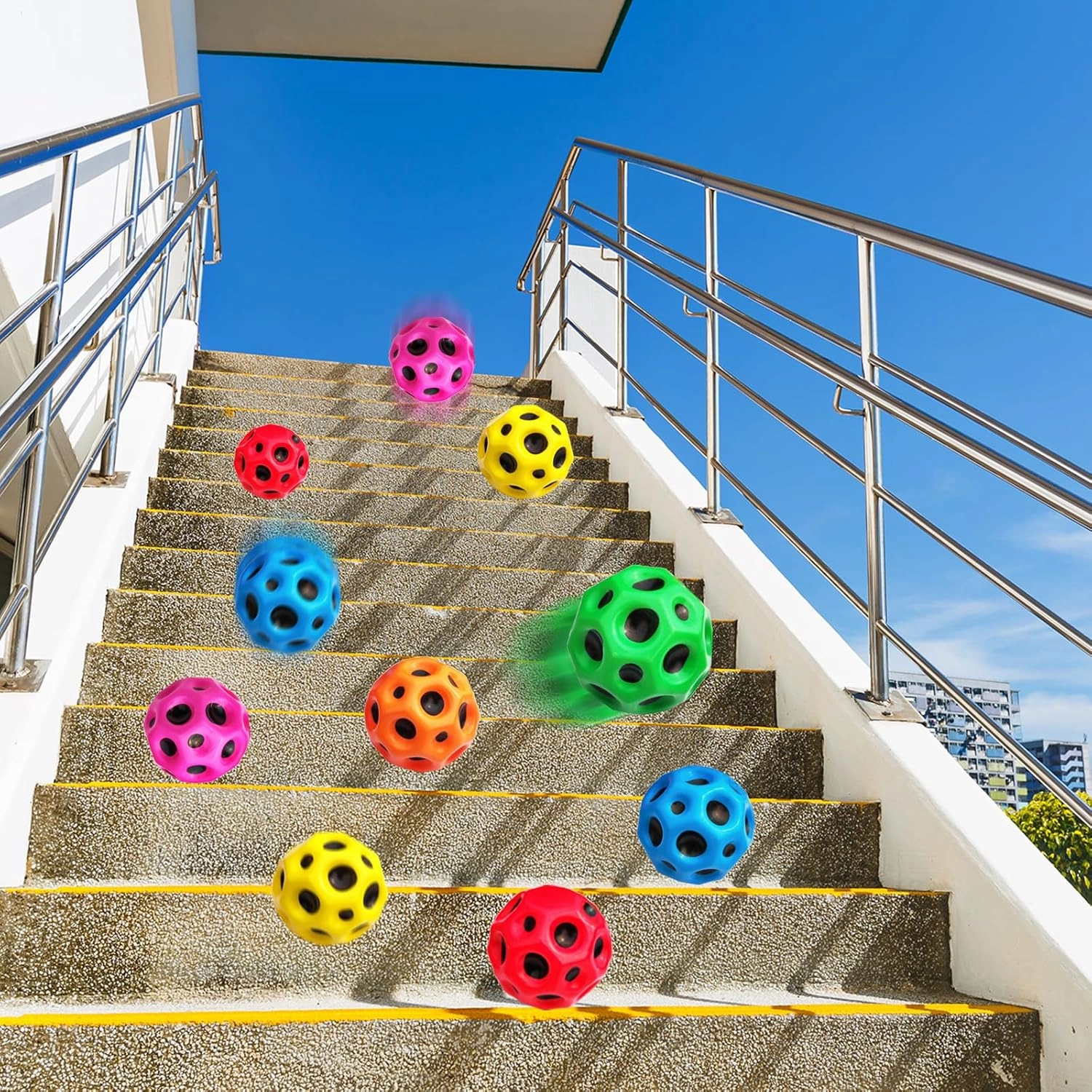Super High Jumping Ball,Extreme High Bouncing Ball, Super High Bouncing Ball, Children's Sensory Ball, Athlete Training Ball
