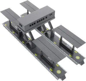 SUPVOX 1 Set Model Railway Platform DIY Assembly Accessories Lifelike Train Decor Compatible with Various Train for Engaging Cognitive Play and Hand Skills Development