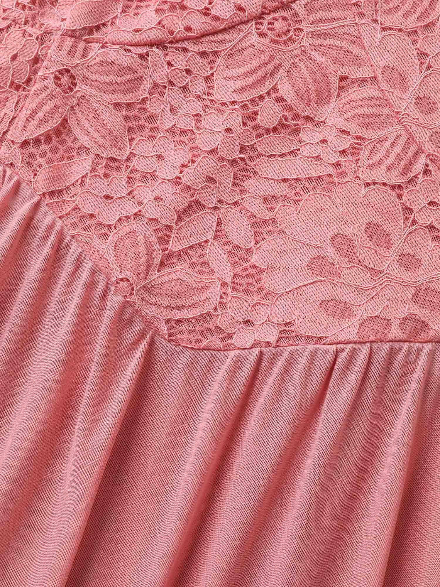 Sweet Lace Adjustable Sheer Sleep Dress