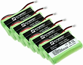 Synergy Digital Cordless Phone Batteries - Replacement for Ooma HB1001 Cordless Phone Battery (Set of 5)