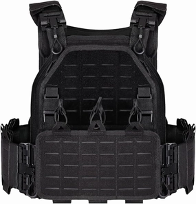 Tactical Vest for Men Quick Release Adjustable Airsoft Vest Laser-Cutting Modular Lightweight Vest