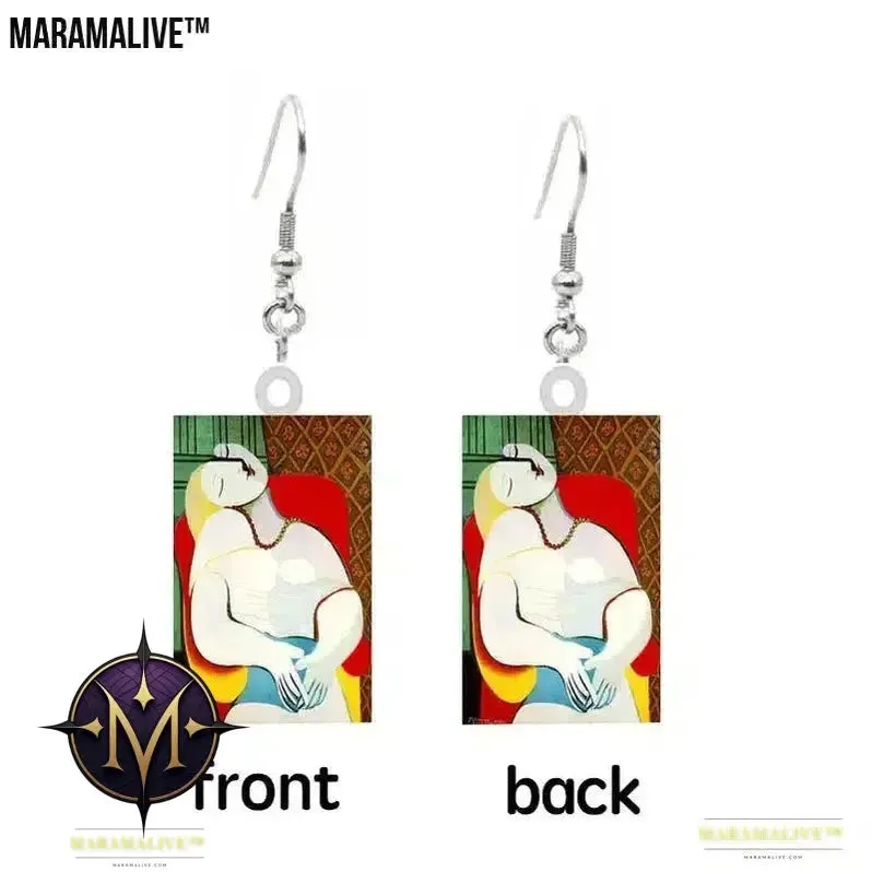 Tarot Card Earring Design - Acrylic Double Sided Tarot Earrings