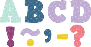 Teacher Created Resources Oh Happy Day Bold Block 3" Magnetic Letters (TCR77569)