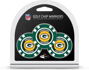 Team Golf NFL Poker Chip Size with Pop Out Smaller Double-Sided Enamel Markers