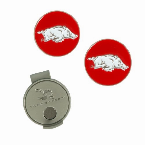 Team Effort Arkansas Razorbacks Hat Clip & 2 Ball Markers