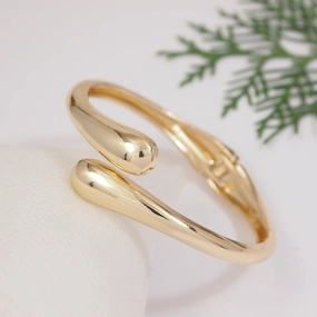 Tear Drop Shape Adjustable Cuff Kada