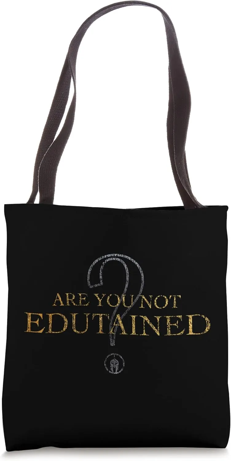 The Science of Edutainment Entertains Intelligently Tote Bag
