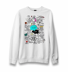 The Fault In Our Stars Unisex White Sweatshirt