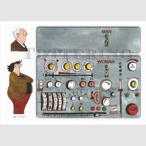 The On/Off switch - Greeting card
