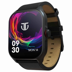 Titan Zeal Premium Fashion Smart Watch, 1.85" AMOLED Display with AOD (Black)