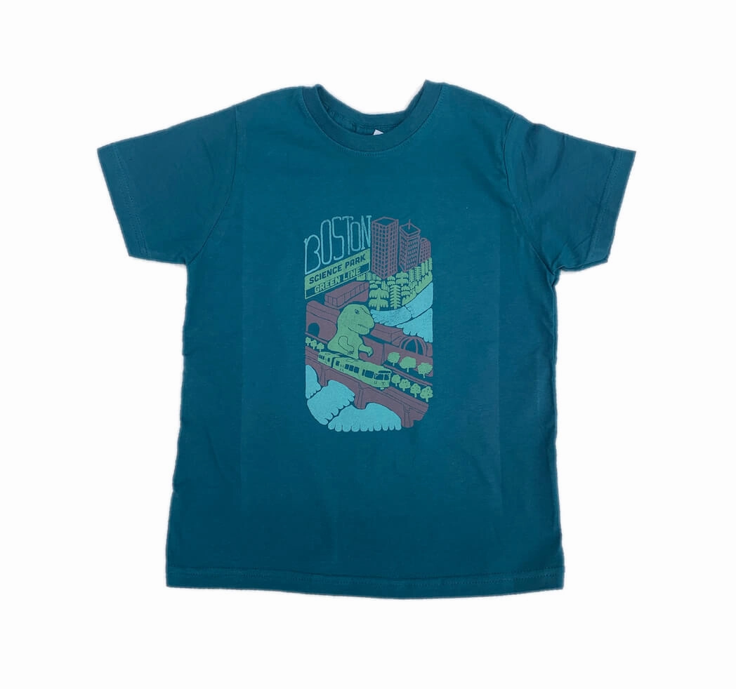 Toddler Green Line Science Park T-Shirt - Oceanside
