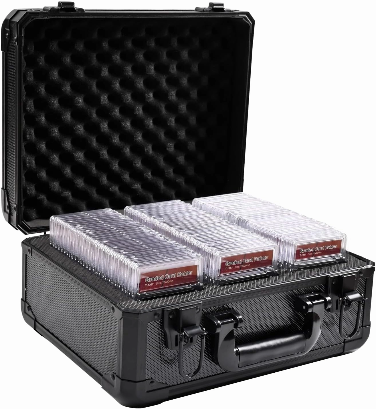 Toploader Storage Box for 3" x 4" 35pt Rigid Card, Trading Card Organizer, Graded Card Storage Box,Top Loaders Card case