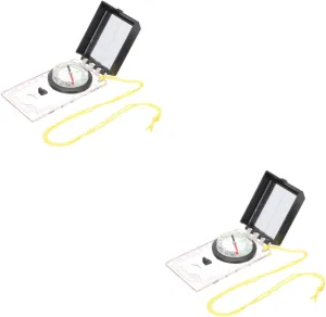 Totority Outdoor Survival Compass Lightweight Mapping Tool for Hiking and Camping Durable and Practical