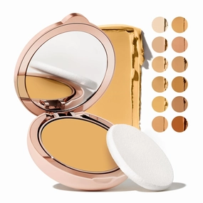 Toty by Sofia Vergara - Ilumina CC Creamy Compact SPF 50  Mineral Broad Spectrum Sunscreen for Face - Tinted Blurring Balm SPF- Matte, Light Coverage - Water & Sweat Resistant - All Skin Types - 2W
