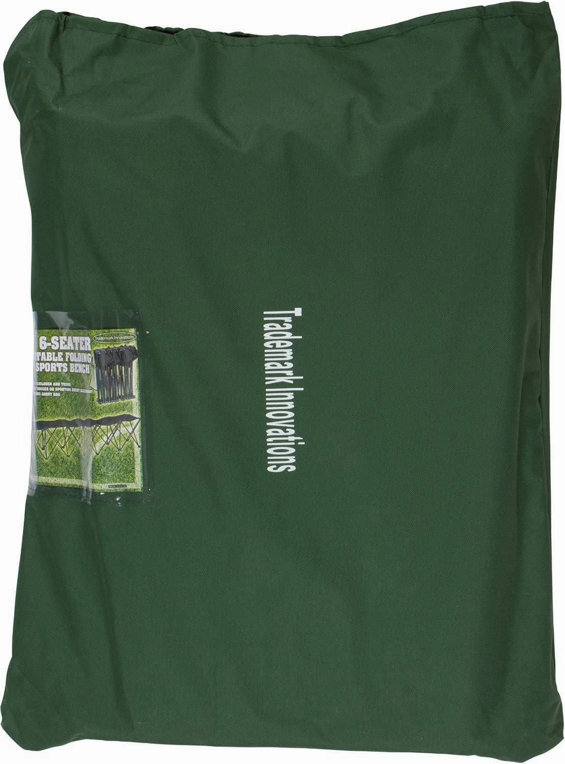 Trademark Innovations Portable 6-Seater Folding Team Sports Sideline Bench