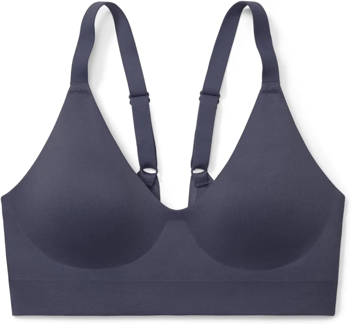 True & Co Women's Soft Form V Neck Adjustable Strap Bra