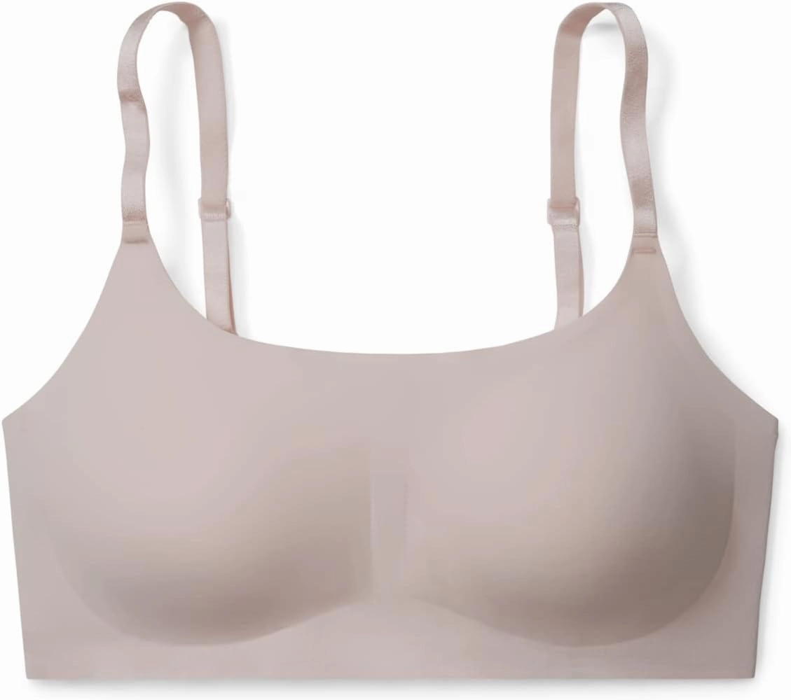 True & Co Women's True Body Boost Scoop Neck Adjustable Strap Bra