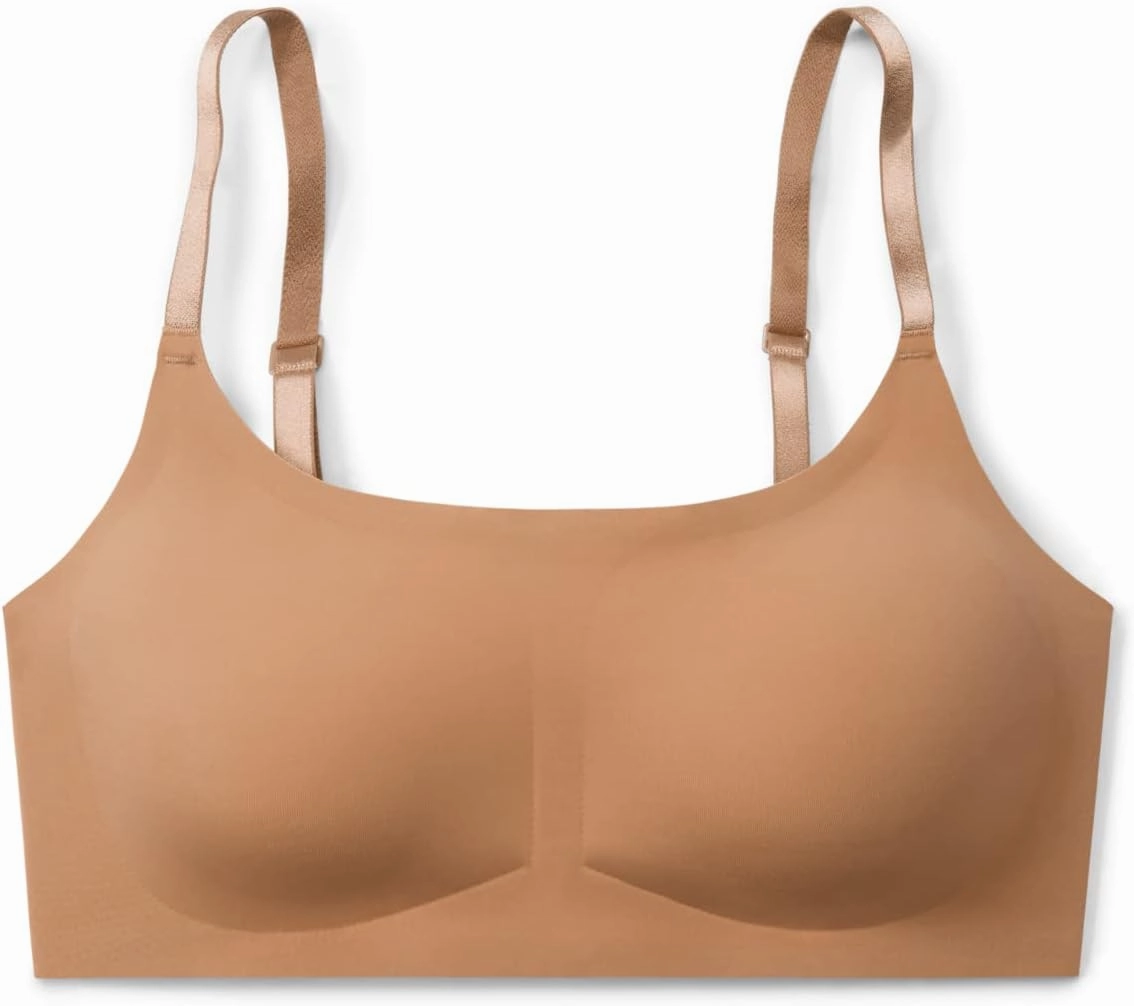 True & Co Women's True Body Boost Scoop Neck Adjustable Strap Bra