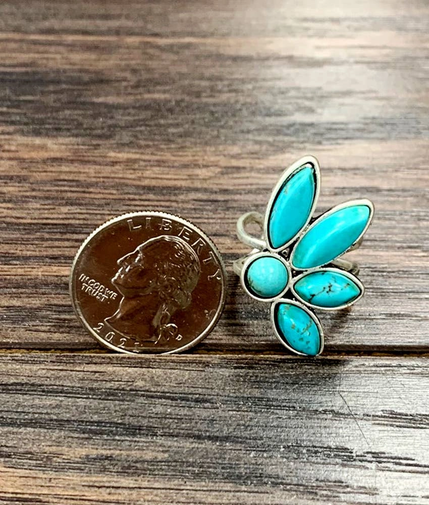 Turquoise Adjustable Ring