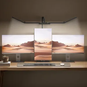 Ultra Bright Architect Desk Lamp with Clamp,Transformable LED Desks Lamp for Home Office,Tall Overhead Led Desk Light[41" Long Dimmable Light Bar],24W Auto Dimmable Desks Lights for Drawing Hobby Use