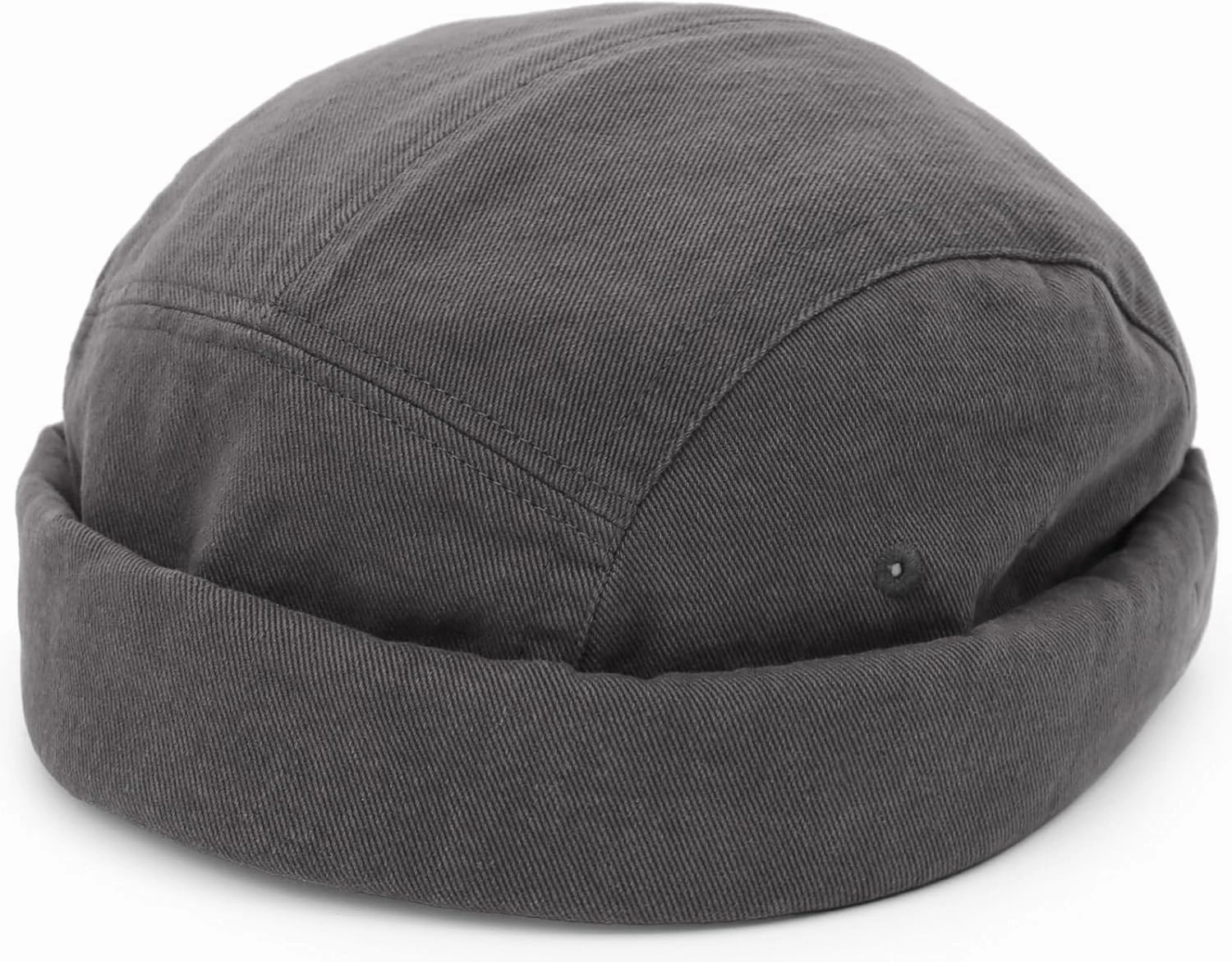 UNDERCONTROL Brimless Fisherman Trawler Beanie Washed Cotton Men Women Docker Hat Adjustable Low Profile Miki Watch Cap Korea