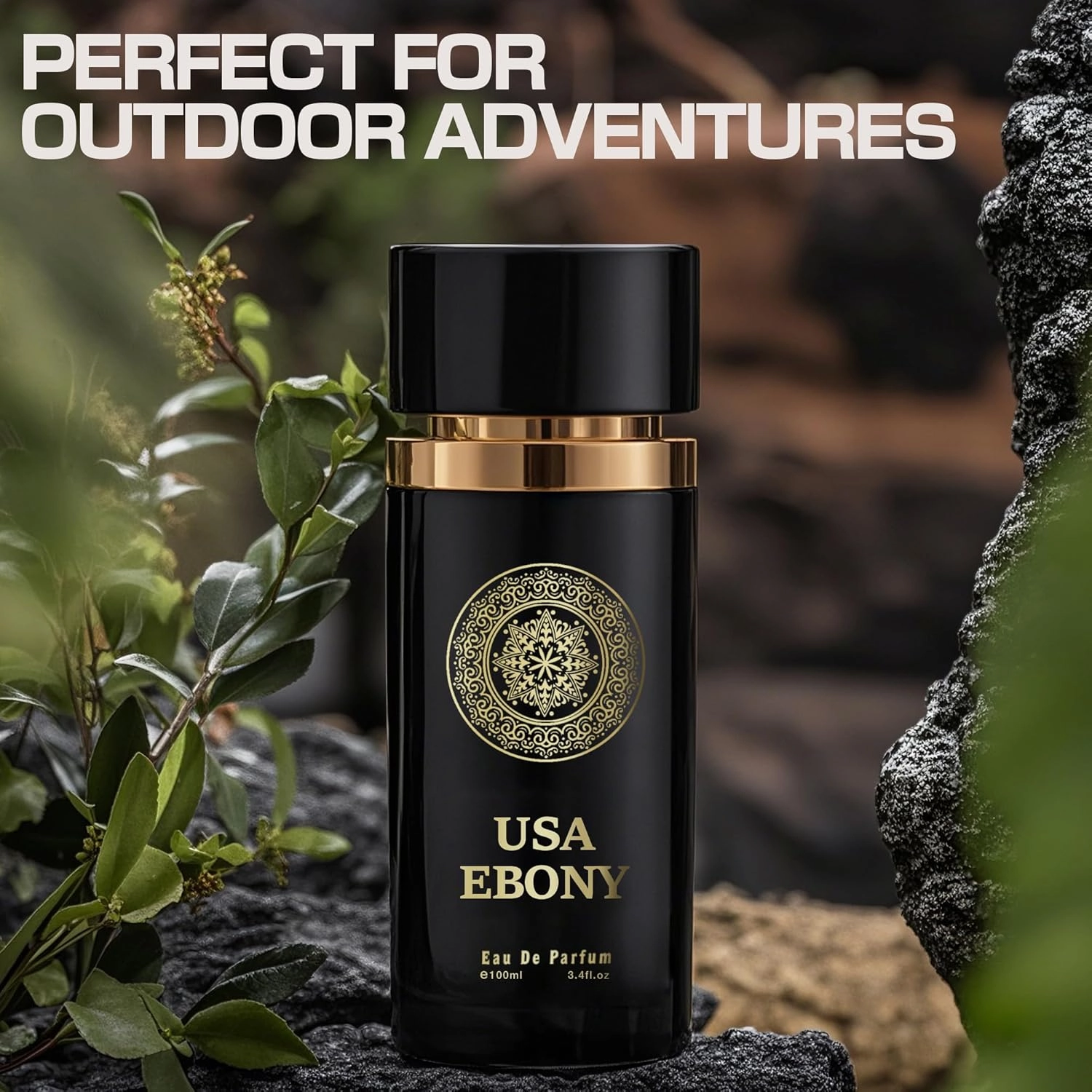 USA EBONY & Sarah Fuchsia Couple Perfume Set - Matching Cologne & Perfume Gift for Him/Her with Long-Lasting Sillage | 3.4 Fl Oz Each (His & Hers Fragrance Duo)