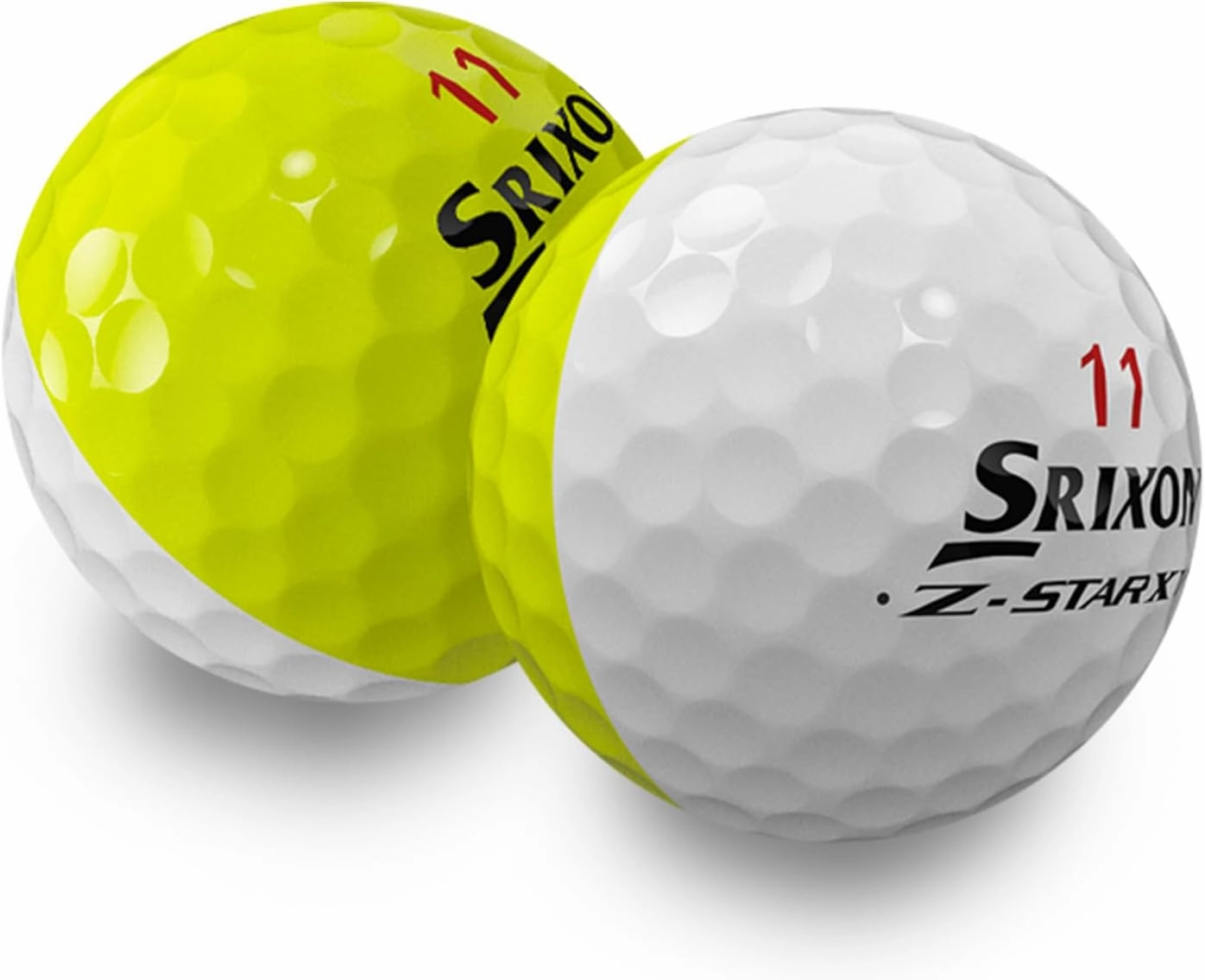Used and Recycled for Srixon Z Star XV Mint 5A (White & Yellow) (24 & 48) Golf Balls Mesh Bag Included