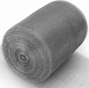 Valchoose Upgraded 5” X 50 Ft Wire Mesh Hole Fill Fabric, Stainless Steel Gap Blocker Easy to Work with, Flexible Stretchy Hardware Cloth Fabric DIY Kit, Perfect Filler