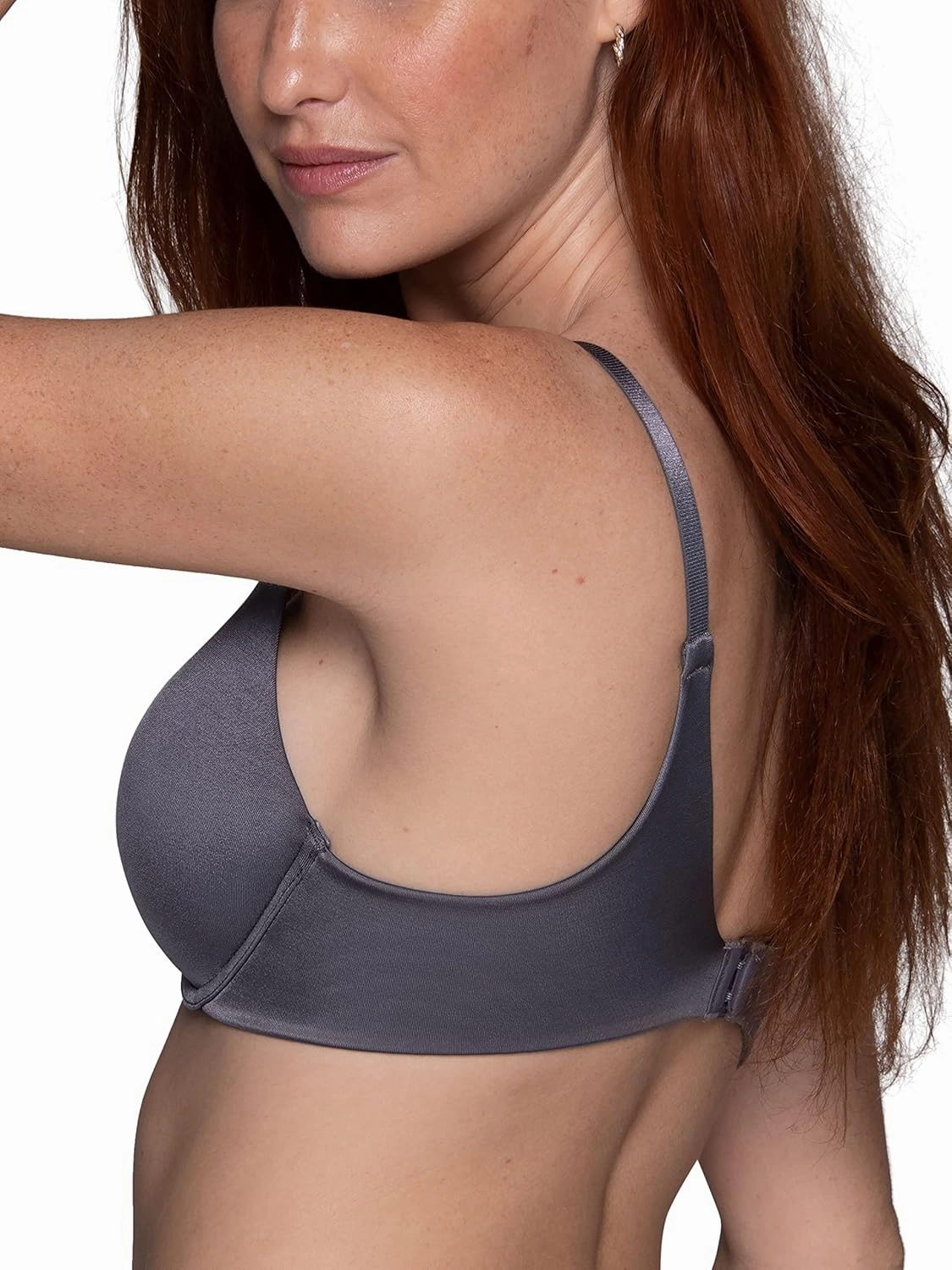 Vanity Fair Women's Full Coverage Beauty Back Smoothing Bra, 4-Way Stretch Fabric, Lightly Lined Cups up to DD