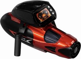 Vapor Pump-Jet Underwater Scooter 3 Gear Speed 60 Minutes 6.21mph 46lbf for Free Diving Scuba Diving Snorkeling Recreational Toys for Yachts and Boats