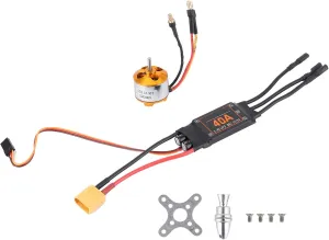 VBESTLIFE Brushless Motor ESC Combo Set, 2212 KV2200 Motor   40A Brushless ESC RC Motor ESC Set for Drone Helicopter FPV