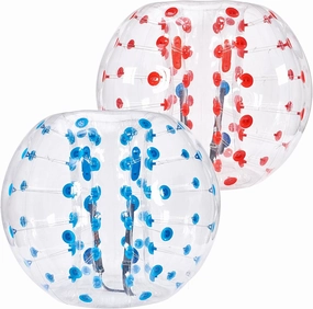 VEVOR Inflatable Bumper Balls 2-Pack, 5FT/1.5M Body Sumo Zorb Balls for Teen & Adult, 0.8mm Thick PVC Human Hamster Bubble Balls for Outdoor Team Gaming Play, Bumper Bopper Toys for Garden, Yard, Park