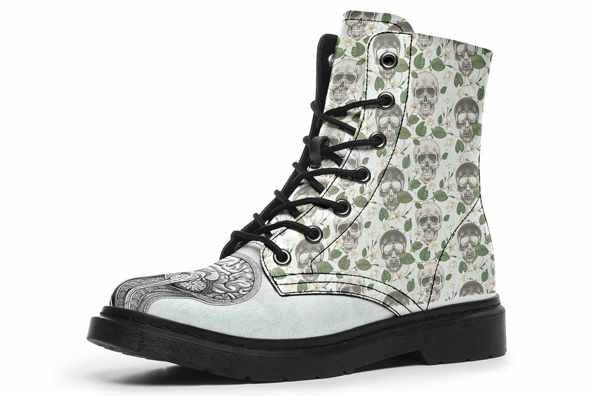 Vintage Brain Diagram Boots