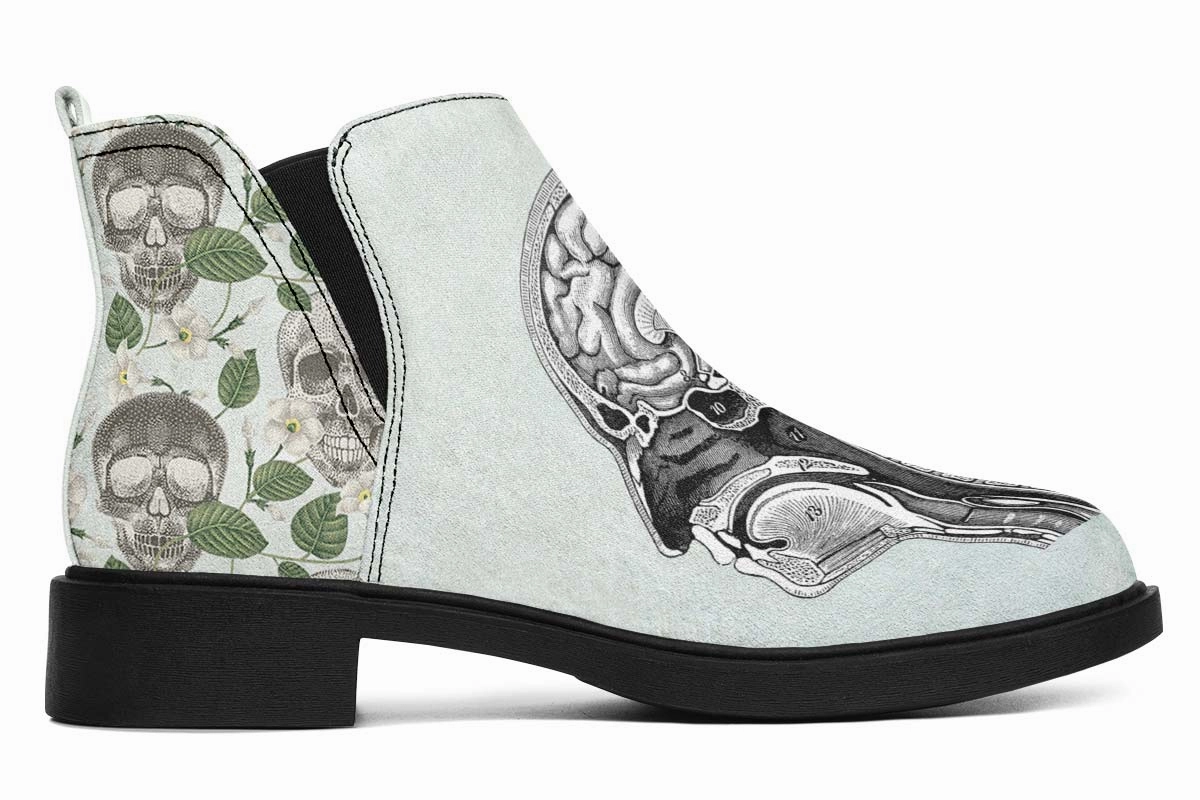 Vintage Brain Diagram Neat Vibe Boots