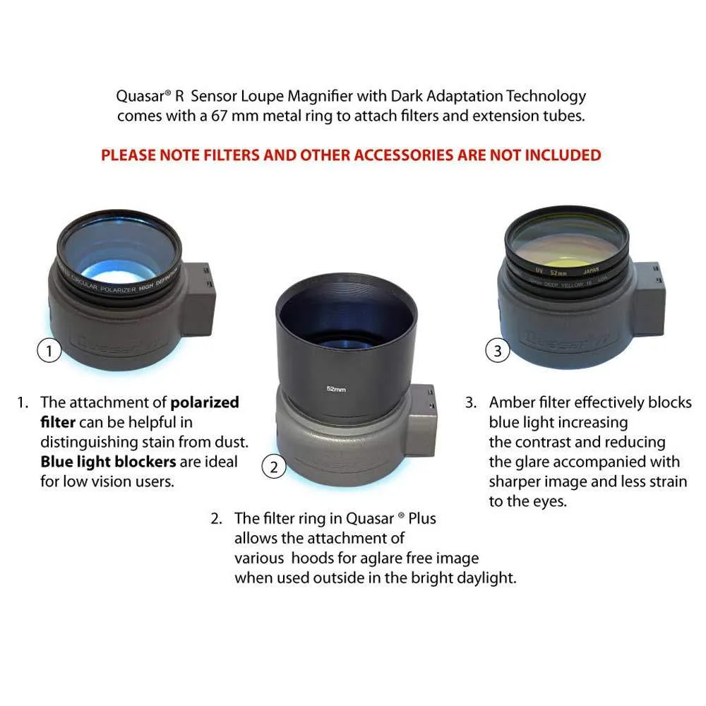 Visible Dust Quasar R 5x Sensor Loupe Magnifier with Dark Adaptation Technology