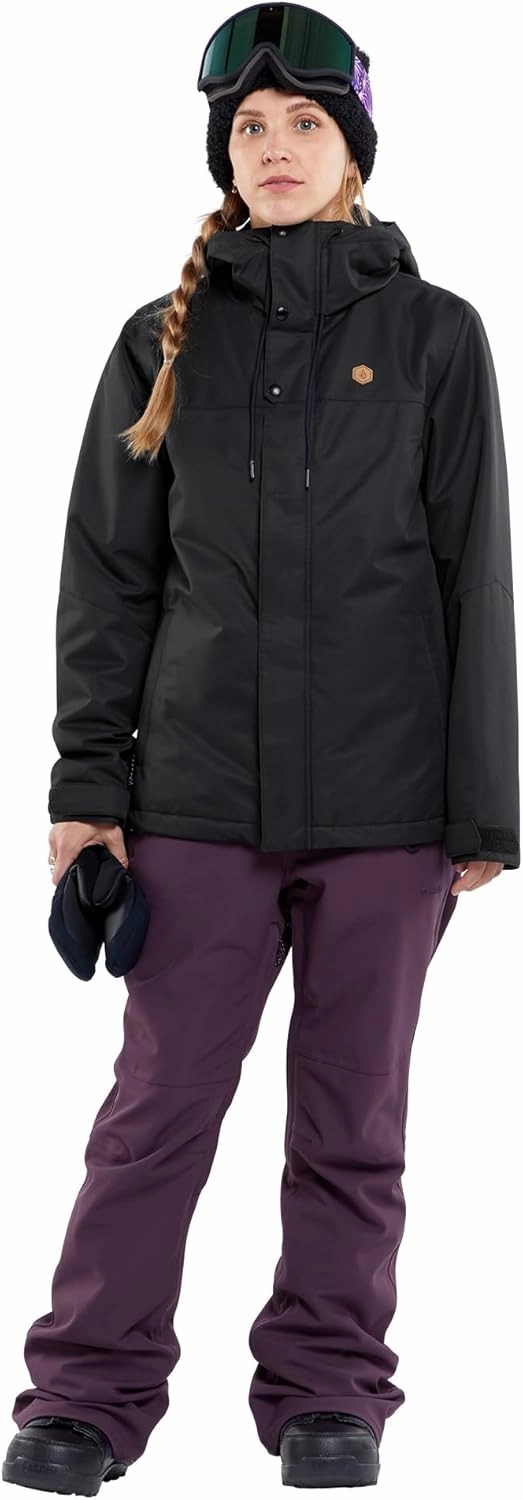 Volcom Women's Bolt Insulated Snowboard Ski Winter Hooded Jacket