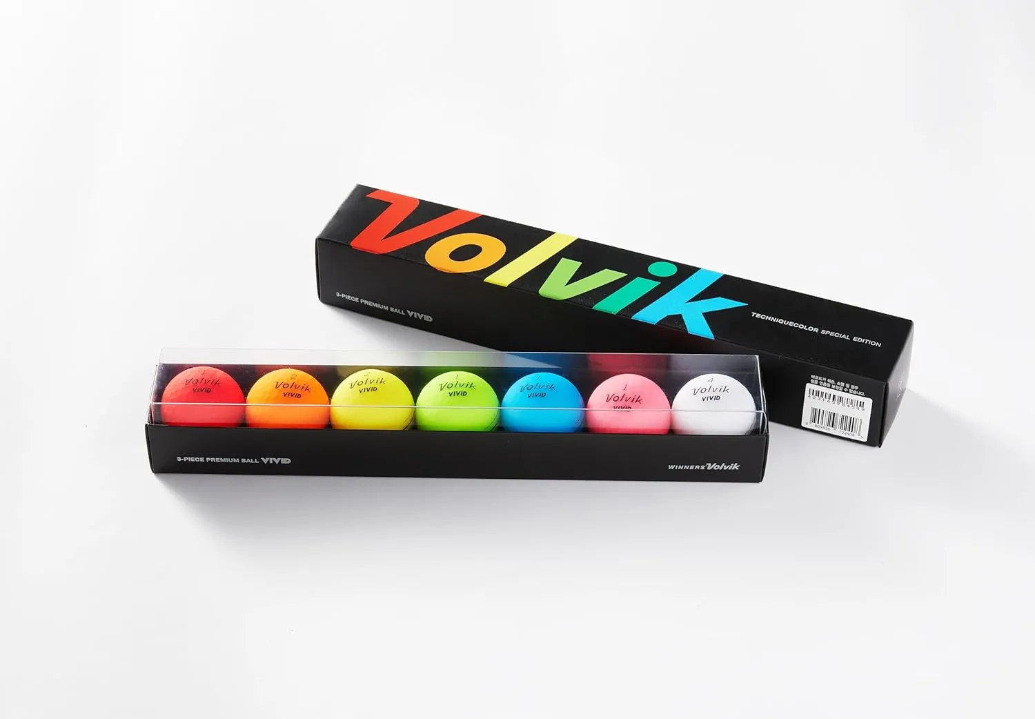 Volvik Rainbow Vivid Golf Ball 7-Ball Pack