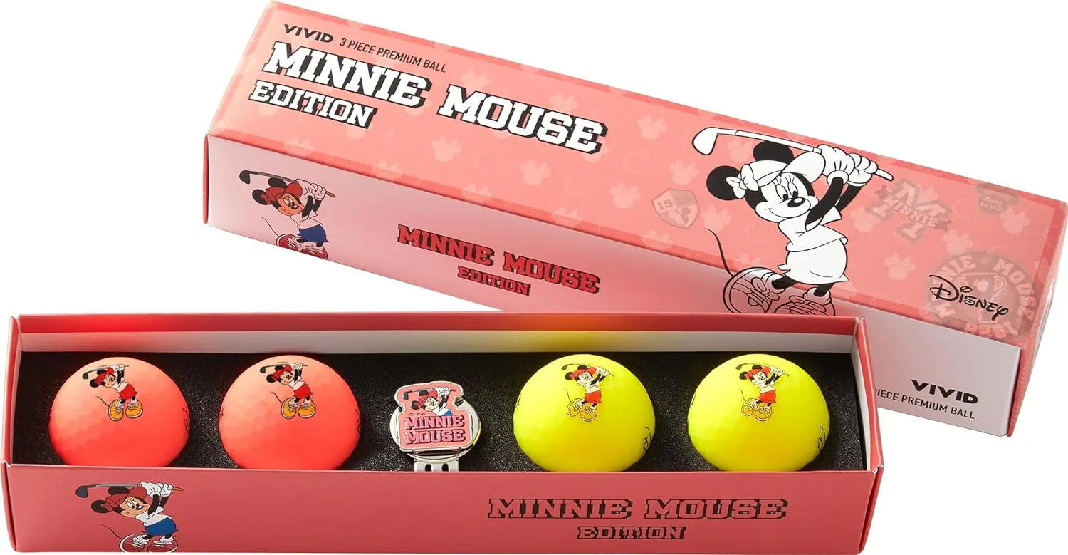 Volvik x Disney - Minnie Golf Vivid Collector Golf Ball Gift Set