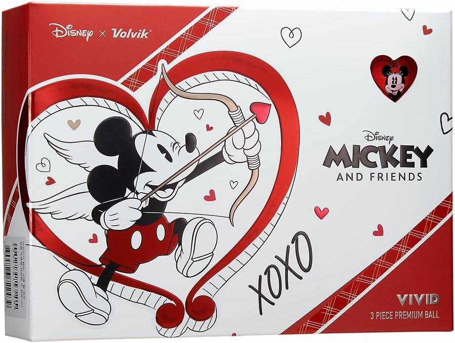 Volvik x Disney - Mickey & Minnie Mouse Love Vivid Collector Golf Ball Gift Dozen