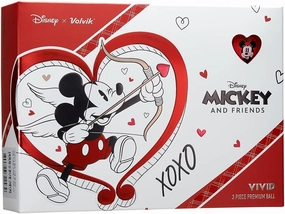 Volvik x Disney - Mickey & Minnie Mouse Love Vivid Collector Golf Ball Gift Dozen