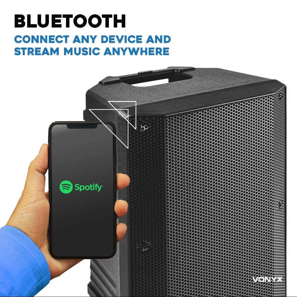 Vonyx VSA500-BP 12″ Portable PA System