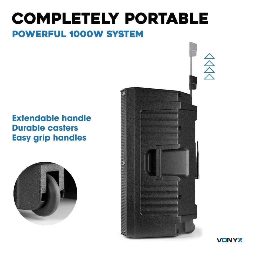 Vonyx VSA500-BP 12″ Portable PA System
