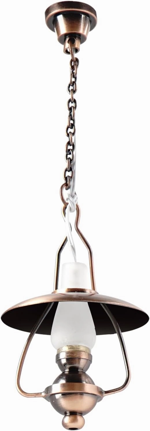 Waldosia 1:12 Scale Miniature 12 Volt Powered Claire Ceiling Light