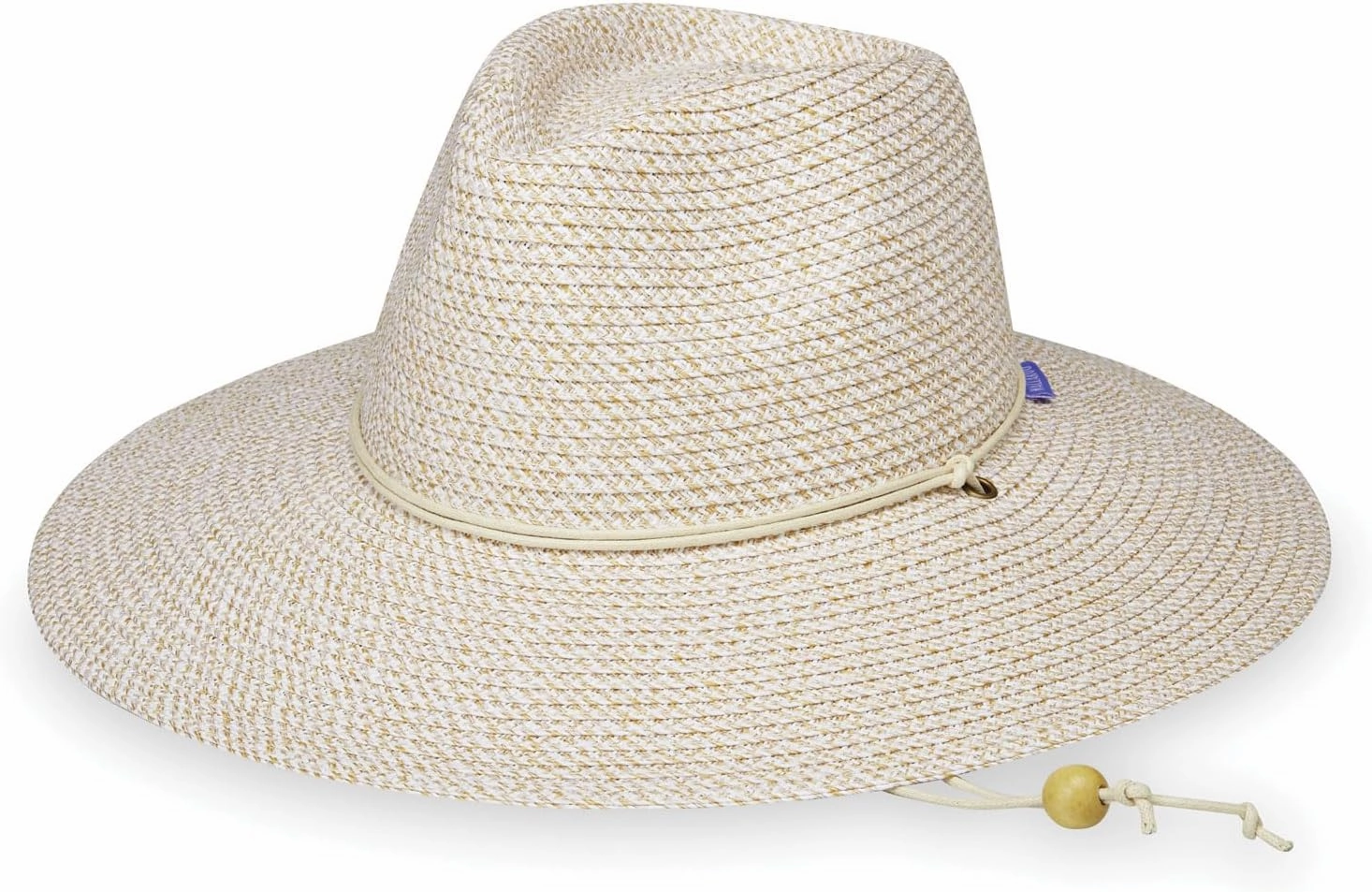 Wallaroo Hat Company Women's Sanibel Fedora – UPF 50  UV Sun Hat, Wide Brim, Packable, Chin Strap, Adjustable, 2 Sizes