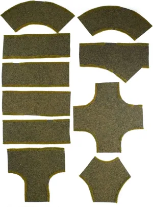 War World Gaming Dirt Road Junction, Straight & Curved Sections Full Set of 10 – 28mm Wargaming Scenery Terrain Model Diorama