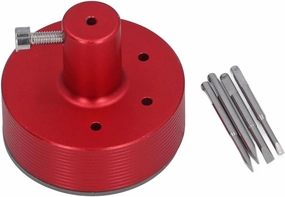 Watch Band Strap Removal Tool Kit with Slip Base and 4pcs Slotted Heads for Watch Bracelet Adjustment and Repair