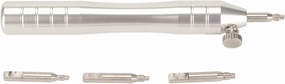 Watch Crown Insert Tube Removal Tool with 3 Pins Watchmaker Repair Kit for Opener Closer Lightweight and Portable Durably Alloy Steel Material